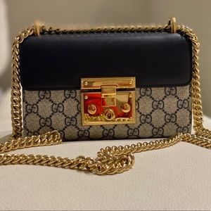 Padlock small GG shoulder bag
